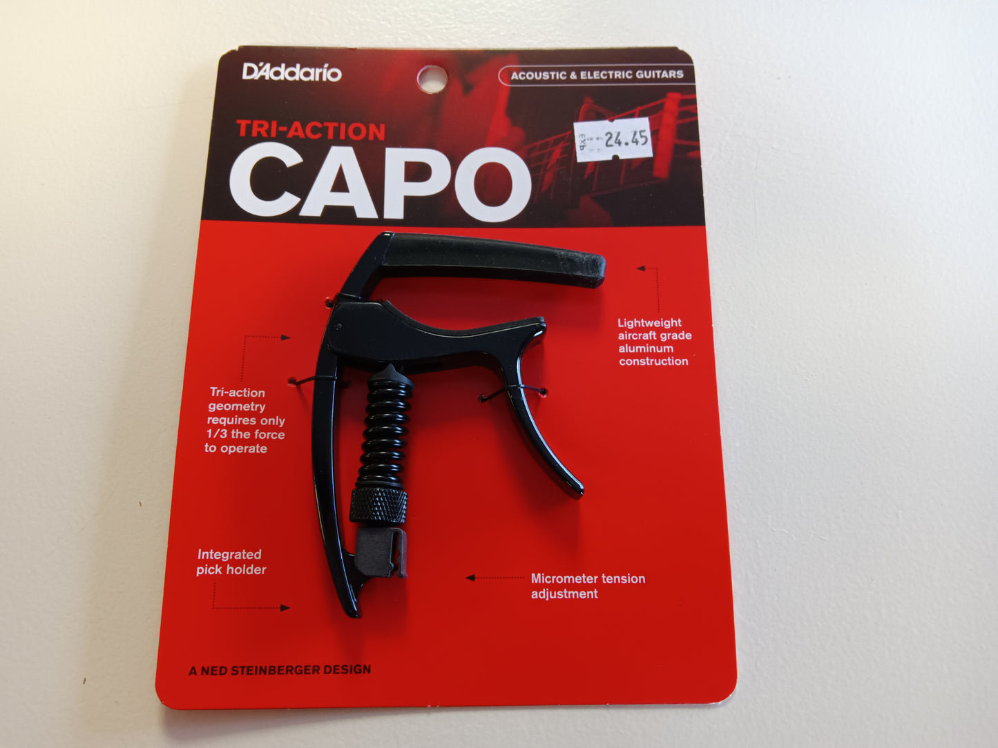 D'Addario Tri-Action Capo