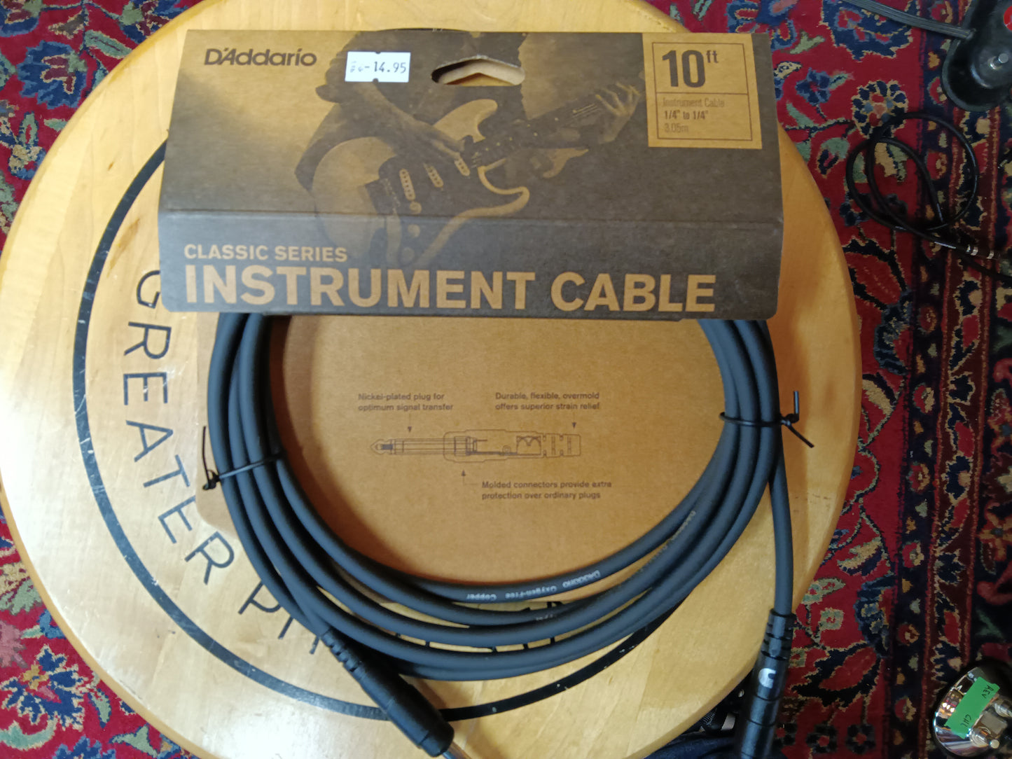D'Addario Classic Series Instrument Cable